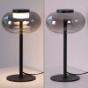 SCHÖNER WOHNEN-Kollektion SIA moderne LED Tischleuchte rauchfarbener Glasschirm