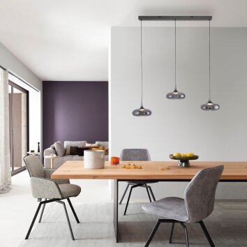 SCHÖNER WOHNEN-Kollektion POSH LED 3-flammige Esstisch-Pendelleuchte