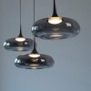 Schöner Wohnen-Kollektion POSH LED Pendelleuchte 7-flammig mit rauchfarbenen Glasschirmen 140 cm 3000 K 1100 lm 6,3 W
