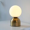 SCHÖNER WOHNEN-Kollektion RUDI LED goldfarbene Kugel-Tischleuchte, Tischlampe mit Touchdimmer
