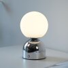 Schöner Wohnen-Kollektion RUDI kabellose LED Tischleuchte in Chrom mit Touchdimmer