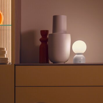 SCHÖNER WOHNEN-Kollektion RUDI LED kabellose Tischleuchte in Kugelform mit Touchdimmer