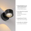 SCHÖNER WOHNEN-Kollektion CHIA LED 2-flammige Up-Down-Wandleuchte 3000 Kelvin 220 Lumen 2 Watt