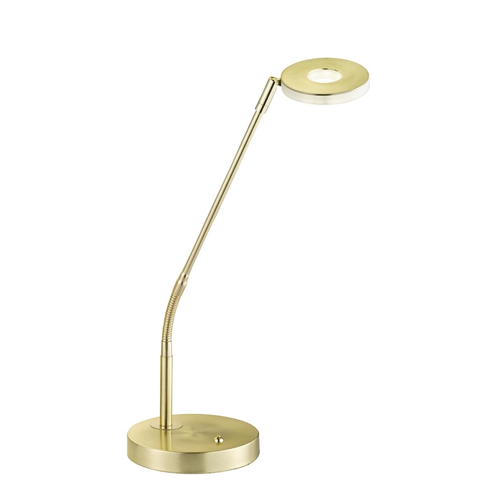 Honsel Dent Tischleuchte LED Messing, 1-flammig, Farbwechsler main product photo