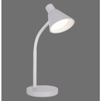 Leuchten Direkt LED Tischleuchte PIXIE mit Bogenarm, verstellbar, 3000 Kelvin warmweiß