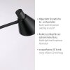 Leuchten Direkt Bogen-Stehlampe PIXIE, verstellbar, LED 3000 Kelvin warmweiß