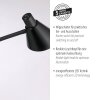 Leuchten Direkt Bogen-Stehlampe PIXIE, verstellbar, LED 3000 Kelvin warmweiß
