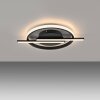 Leuchten Direkt LED Ring-Deckenleuchte KORSA mit Querbalken, 3000 Kelvin warmweiß