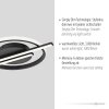Leuchten Direkt LED Ring-Deckenleuchte KORSA mit Querbalken, 3000 Kelvin warmweiß