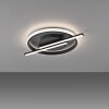 Leuchten Direkt LED Ring-Deckenleuchte KORSA mit Querbalken, 3000 Kelvin warmweiß
