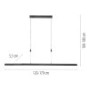 Paul Neuhaus LED Hängeleuchte BACALIA, verstellbar, Lichtfarbe einstellbar 2700-5000 Kelvin