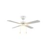 Reality Deckenventilator mit Beleuchtung Hammerfest, 3 Geschwindigkeitsstufen, braune Flügel
