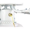 Reality Deckenventilator mit Beleuchtung Hammerfest, 3 Geschwindigkeitsstufen, braune Flügel