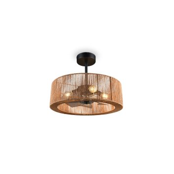 Reality Deckenventilator mit Beleuchtung Smillum, Fernbedienung, Flechtstruktur