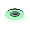Reality LED Deckenventilator Svaerholt, RGB, Lichtfarbe einstellbar 2700-6500 Kelvin