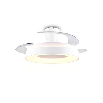 Reality LED-Deckenventilator Vansbro, dimmbar, Lichtfarbe einstellbar 2700-6500 Kelvin