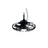 Reality LED Käfig-Deckenventilator Oslo, IP44, Lichtfarbe einstellbar 2700-6500 Kelvin