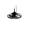 Reality LED Käfig-Deckenventilator Oslo, IP44, Lichtfarbe einstellbar 2700-6500 Kelvin