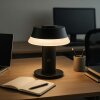 Brilliant LED Tischleuchte Kinich mit konischem weißen Schirm, 2700 Kelvin warmweiß