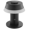 Brilliant LED Tischleuchte Kinich mit konischem weißen Schirm, 2700 Kelvin warmweiß