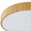 Brilliant moderne LED Deckenleuchte Teranon, flach und rund, 3000 Kelvin warmweiß
