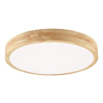 Brilliant LED Holz-Deckenleuchte Moreen, Lichtfarbe einstellbar 2700-6500 Kelvin