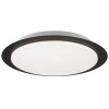 Brilliant Leuchten, moderne LED Deckenleuchte Vittoria, flach und rund, mit weißem Schirm