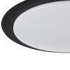 Brilliant Leuchten, moderne LED Deckenleuchte Vittoria, flach und rund, mit weißem Schirm