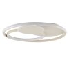 Brilliant beige flache LED Deckenleuchte Runda, Lichtfarbe einstellbar 3000-6500 Kelvin