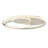 Brilliant beige flache LED Deckenleuchte Runda, Lichtfarbe einstellbar 3000-6500 Kelvin