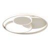 Brilliant beige flache LED Deckenleuchte Runda, Lichtfarbe einstellbar 3000-6500 Kelvin