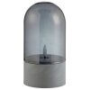 Brilliant LED Terrassen-Tischleuchte Illusion, Rauchglas-Glocke, 2500 Kelvin warmweiß