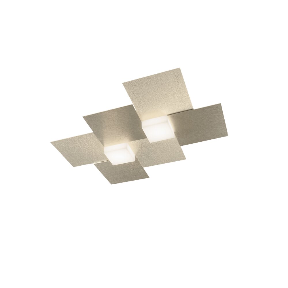 Grossmann CREO Deckenleuchte LED Champagnerfarben, 2-flammig main product photo
