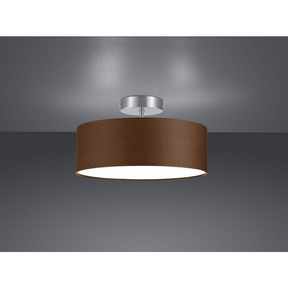 Trio Leuchten HOTEL Deckenleuchte Nickel-Matt, 2-flammig main product photo