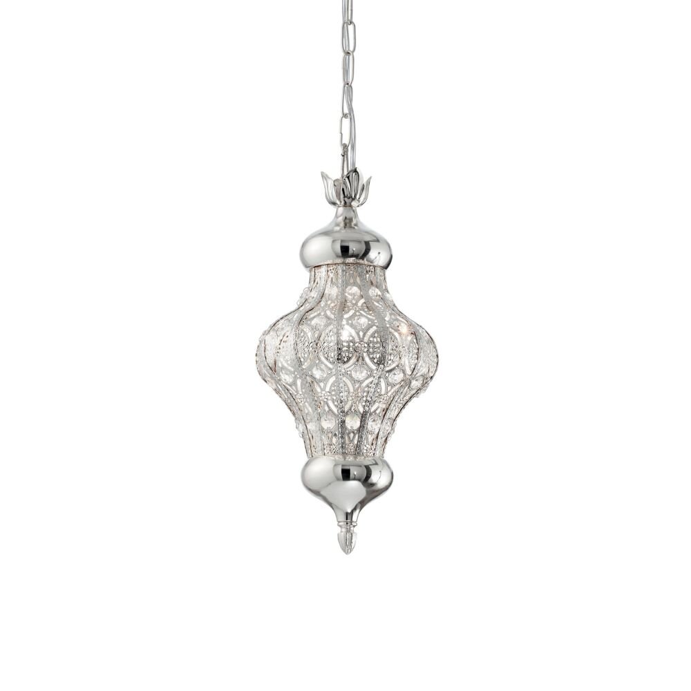 Ideal Lux NAWA Hängeleuchte Silber, 1-flammig main product photo