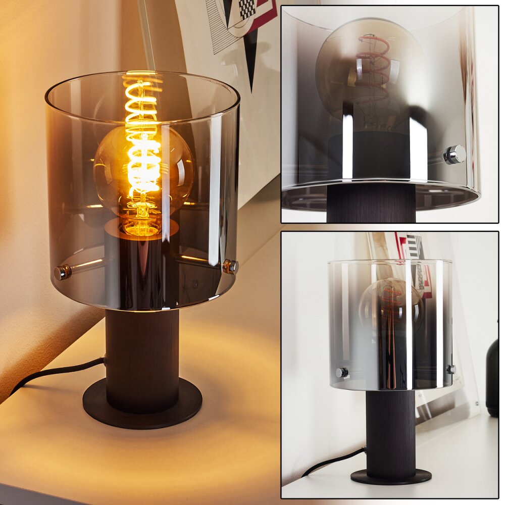 Wichita Tischleuchte Schwarz, 1-flammig main product photo