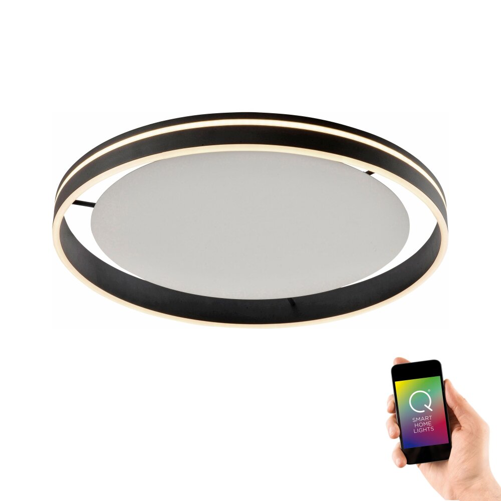 Paul Neuhaus Q-VITO Deckenleuchte LED Anthrazit, 1-flammig, Fernbedienung main product photo