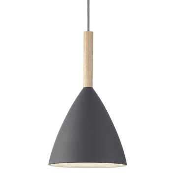 Design For The People by Nordlux PURE Pendelleuchte Grau, 1-flammig