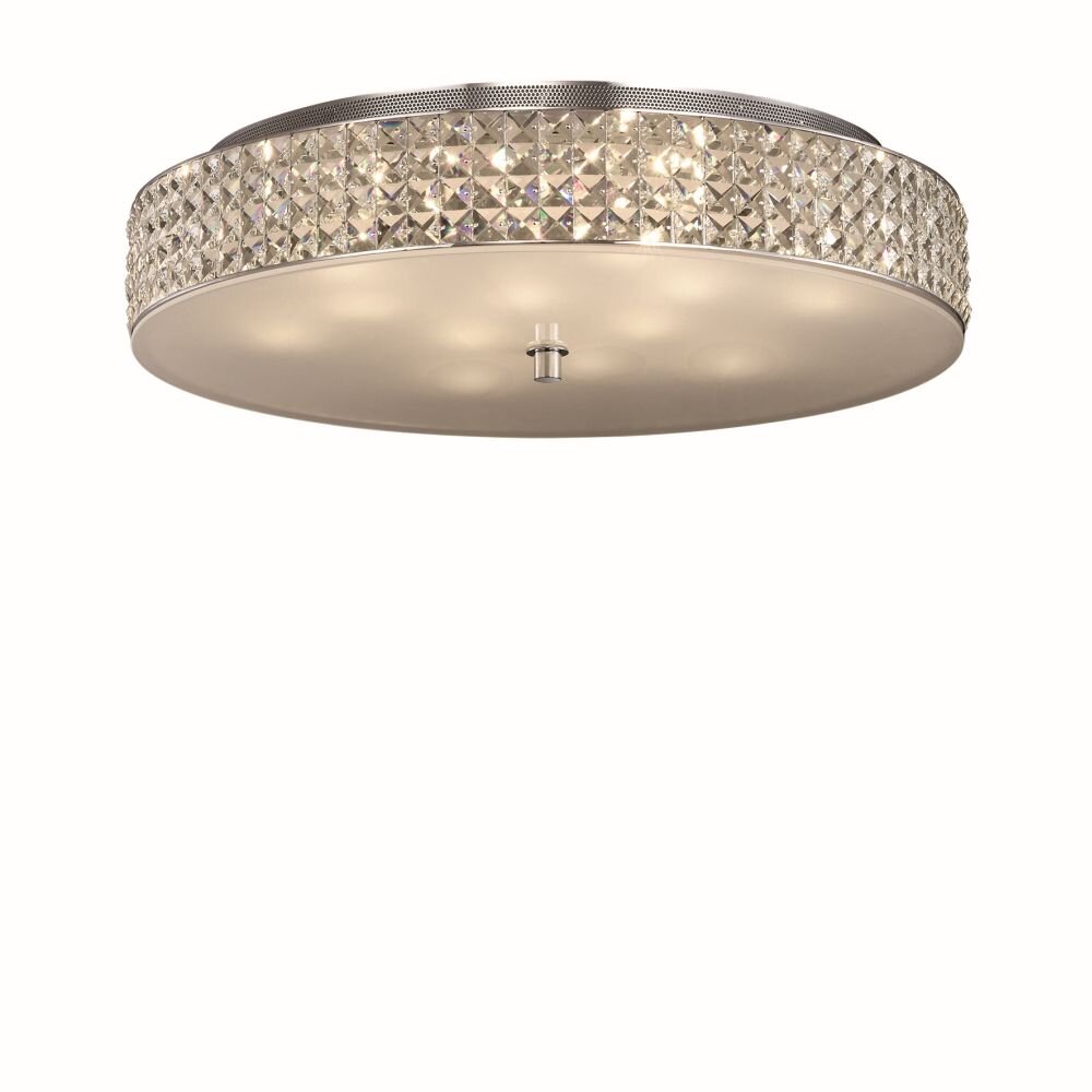 Ideal Lux ROMA Deckenleuchte Chrom, Kristalloptik, 12-flammig main product photo