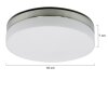 Steinhauer Ceiling and wall Deckenleuchte LED Edelstahl, 1-flammig