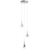 Brilliant FRIZZANTE Pendelleuchte LED Chrom, 3-flammig