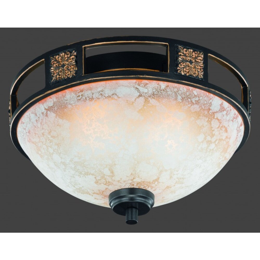 Trio Leuchten QUINTA Deckenleuchte Rostfarben, 2-flammig main product photo