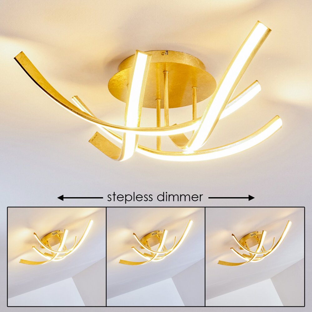 Aranu Deckenleuchte LED Gold, 4-flammig main product photo