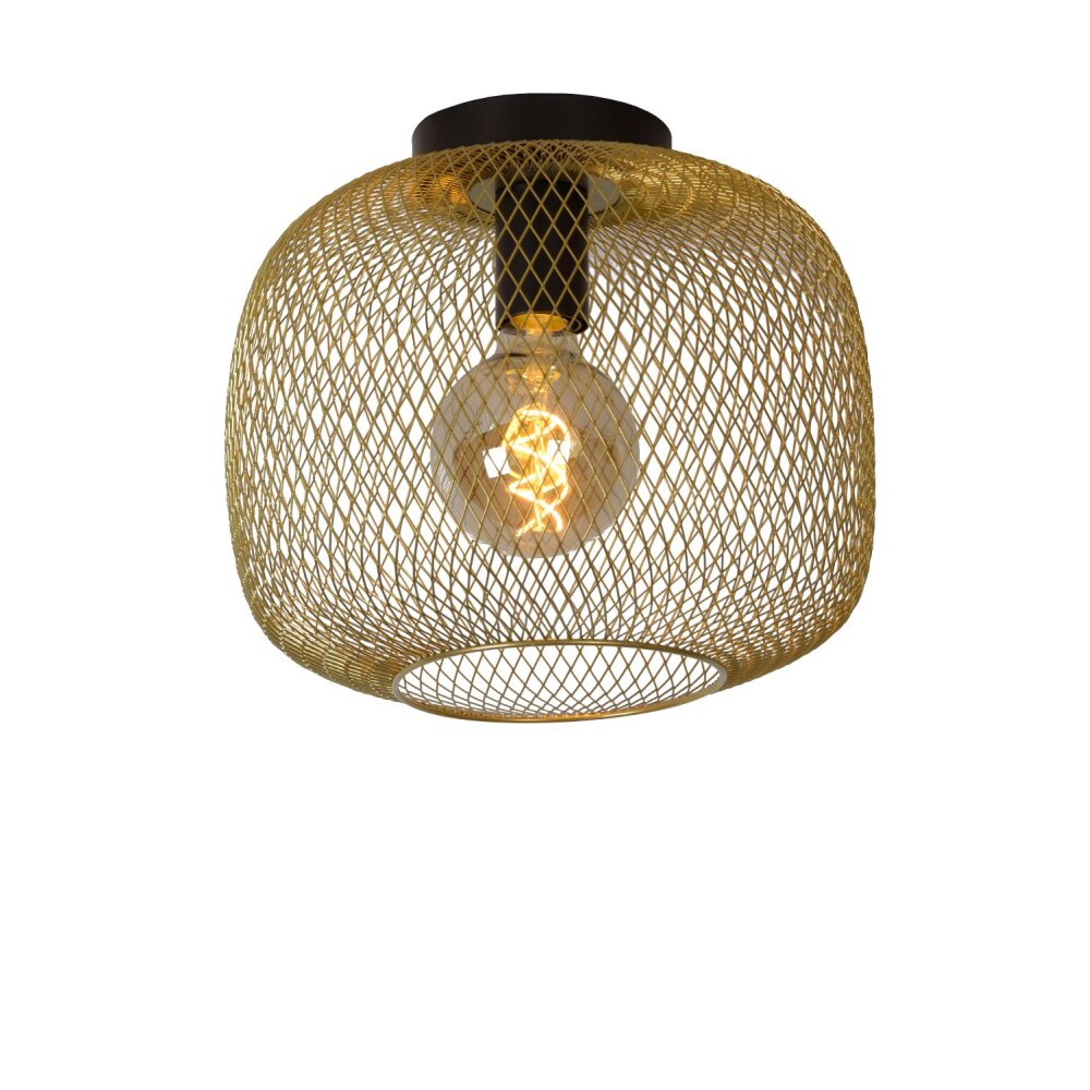 Lucide MESH Deckenleuchte Gold, 1-flammig main product photo