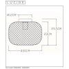 Lucide MESH Deckenleuchte Gold, 1-flammig