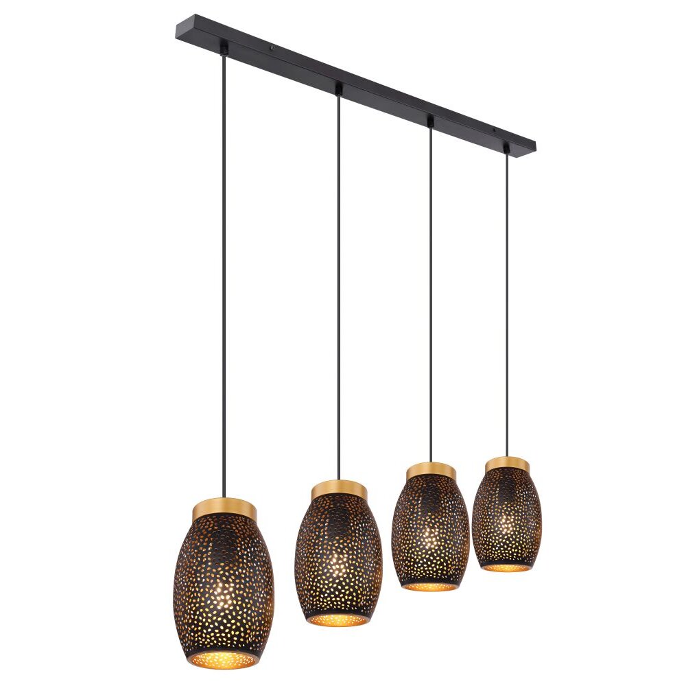 Globo NARRI Hängeleuchte Gold, 4-flammig main product photo