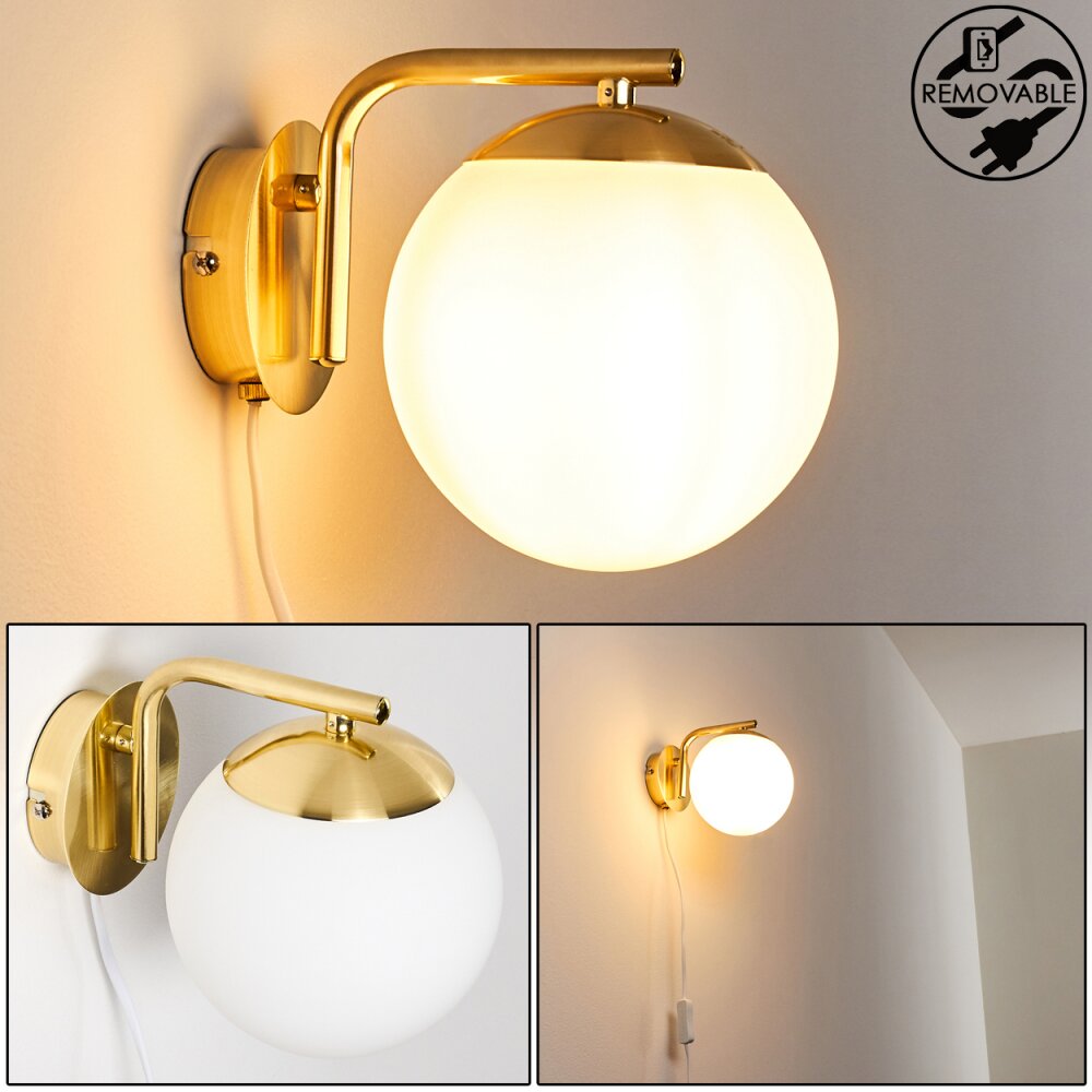 Chemung Wandleuchte Messing, 1-flammig main product photo