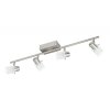 Eglo ORVIETO 1 Deckenspot LED Nickel-Matt, 4-flammig