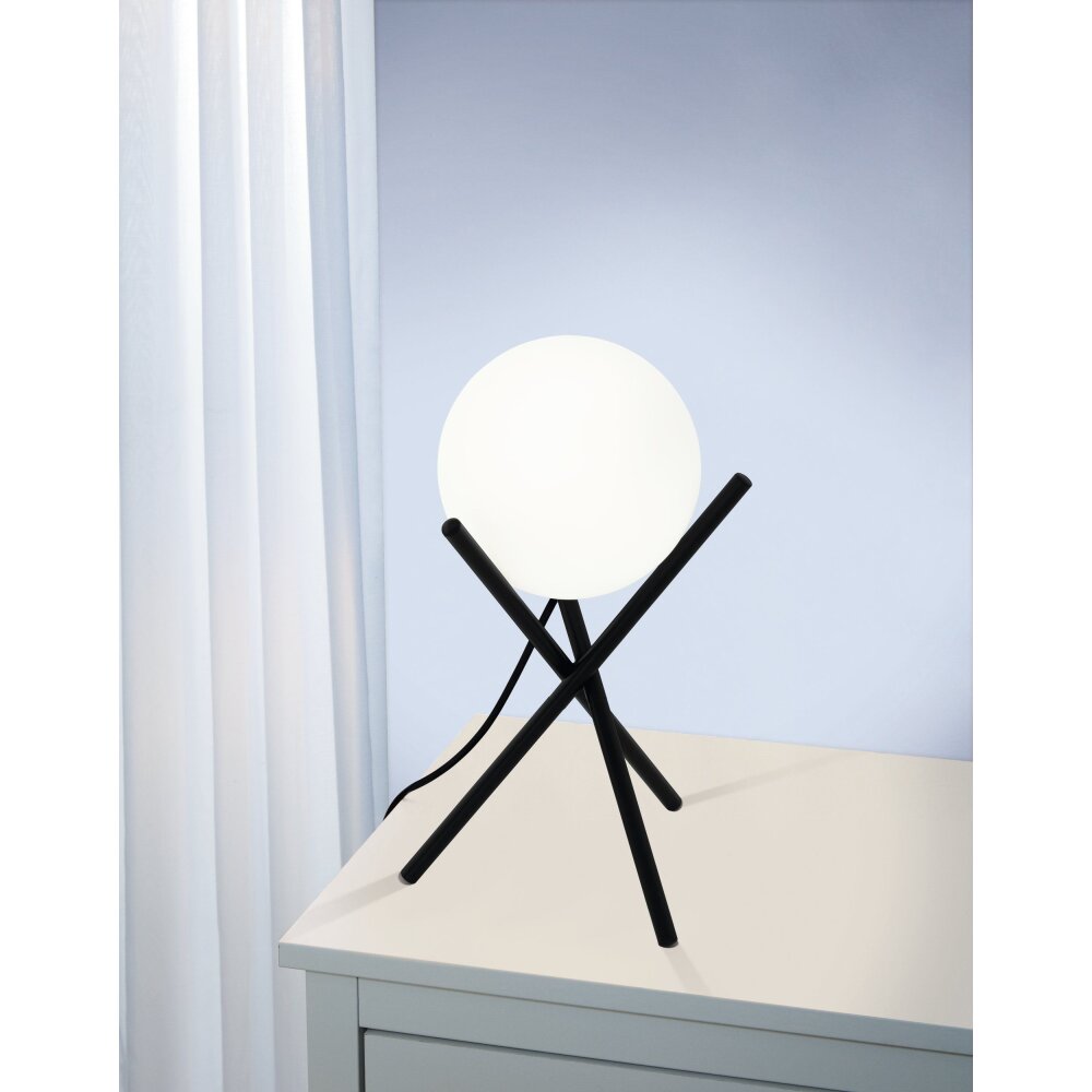 Eglo CASTELLATO Tischleuchte Schwarz, 1-flammig main product photo