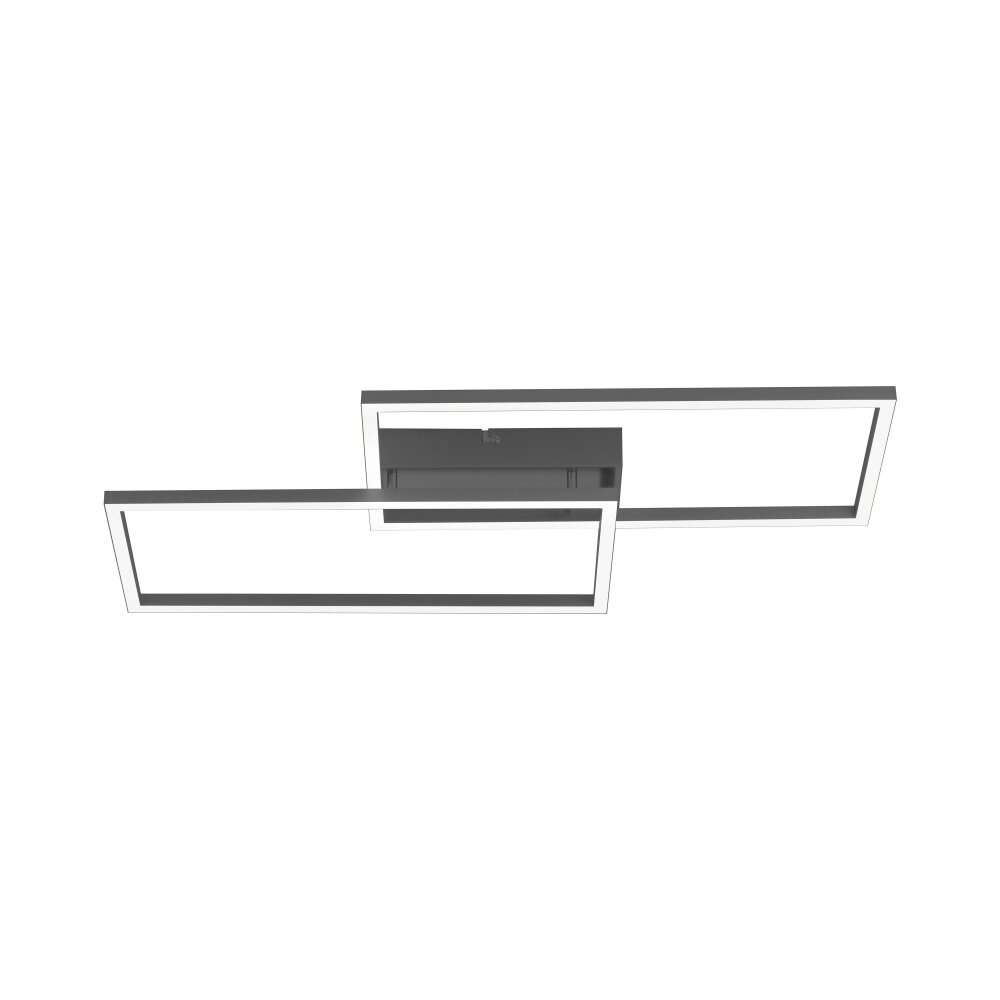 Leuchten Direkt IVEN Deckenleuchte LED Schwarz, 2-flammig, Fernbedienung main product photo